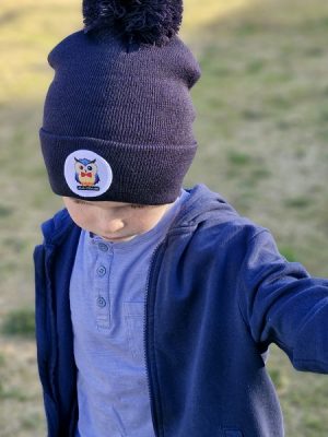 Bonnet pour garçon Luluchouette modèle Henry couleur bleu